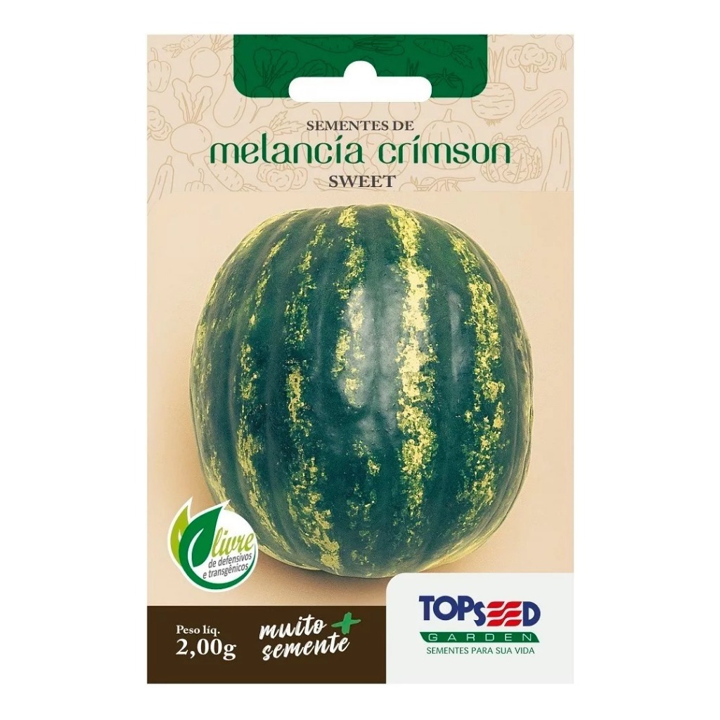 Sementes Melancia Crimson Sweet Topseed