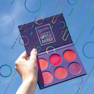 Paleta de Sombras e Blush Hello World 6 cores - Luisance