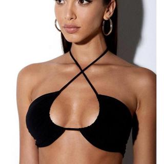 Cropped Feminino Top Faixa Amarração Multiformas De Usar Várias Cores