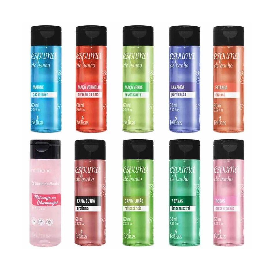 Espuma De Banho Aromática 60Ml Feitiços