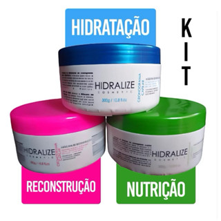 Cronograma Capilar Hidralize 300g - Máscara de Hidratação, Nutrição e Reconstrução