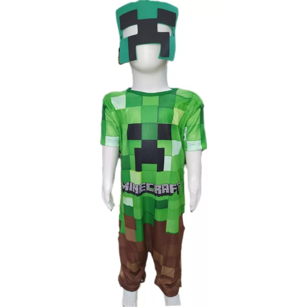 Fantasia Minecraft em Oferta | Shopee Brasil 2024