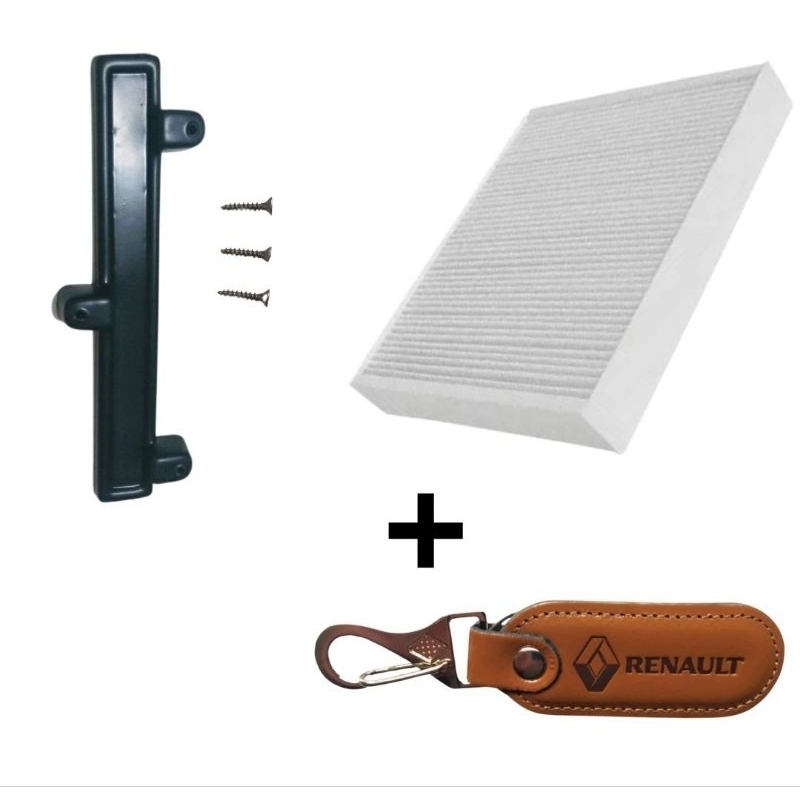 tampa + Filtro de ar condicionado logan sandero até 2010 + chaveiro