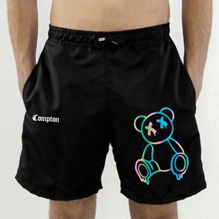 Bermuda Masculina Mauricinho Compton RGB Shorts Tactel Verão Academia