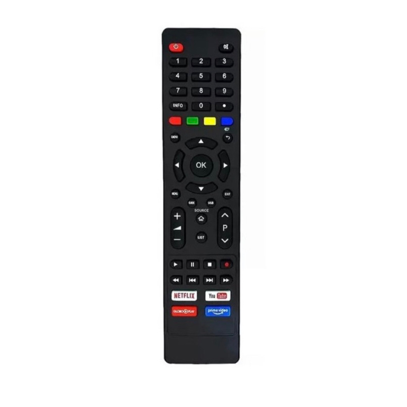 FBG-9063 Controle remoto compatível com TV Philco Smart com Netflix, YouTube globoPlay  Prime Vídeo