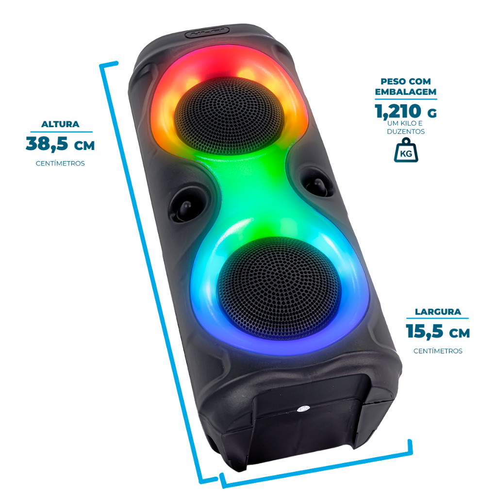 Caixa de Som Bluetooth Portátil 30W — foto 7