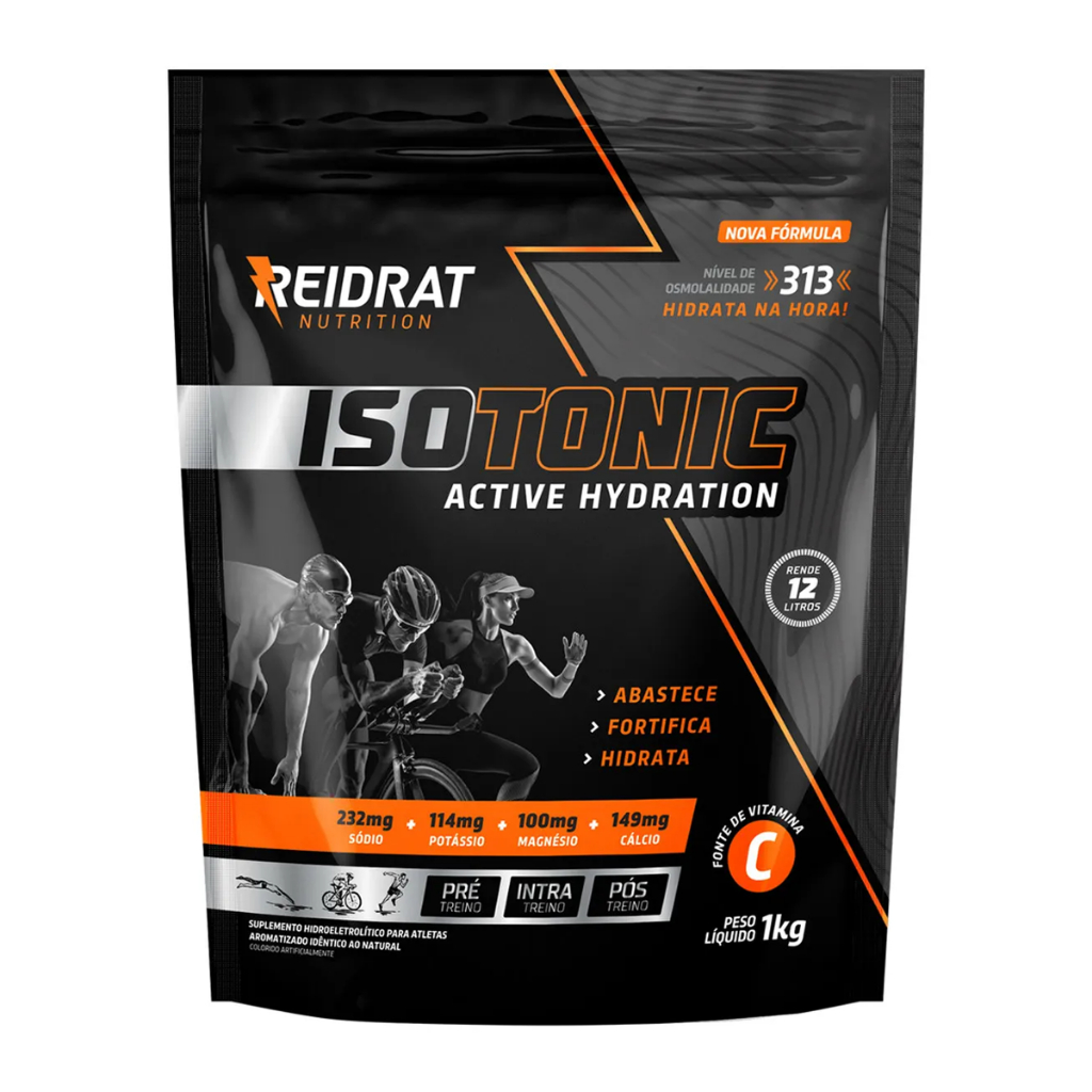 Isotônico em Pó Isotonic 1kg Reidrat - Isotônico igual gatorade - Reidratante - Pré Intra e Pós Treinos - Rico em vitamina C