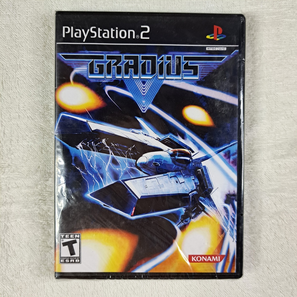Gradius V Prensado Lacrado. Mídia Prata. Playstation 2 - PS2. Não é jogo original