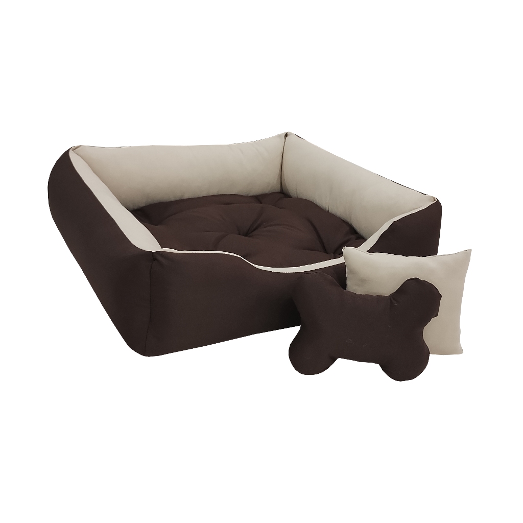 Cama Pet Para Cachorro Porte Grande1,00x0,80 COM FUNDO IMPERMEAVEL  Acompanha Brinquedo Para Seu Pet