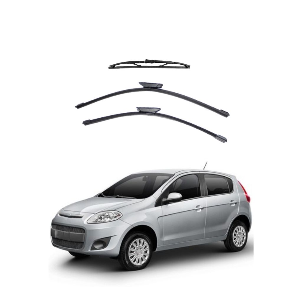 Kit Palheta Limpador Parabrisa Proteção Chuva Fiat Novo Palio 2012 à 2017 em Oferta na Shopee