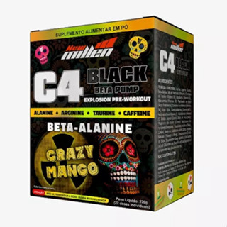 C4 Black Beta Pump Bloody/Crazy Mango - Pré Treino - New Millen