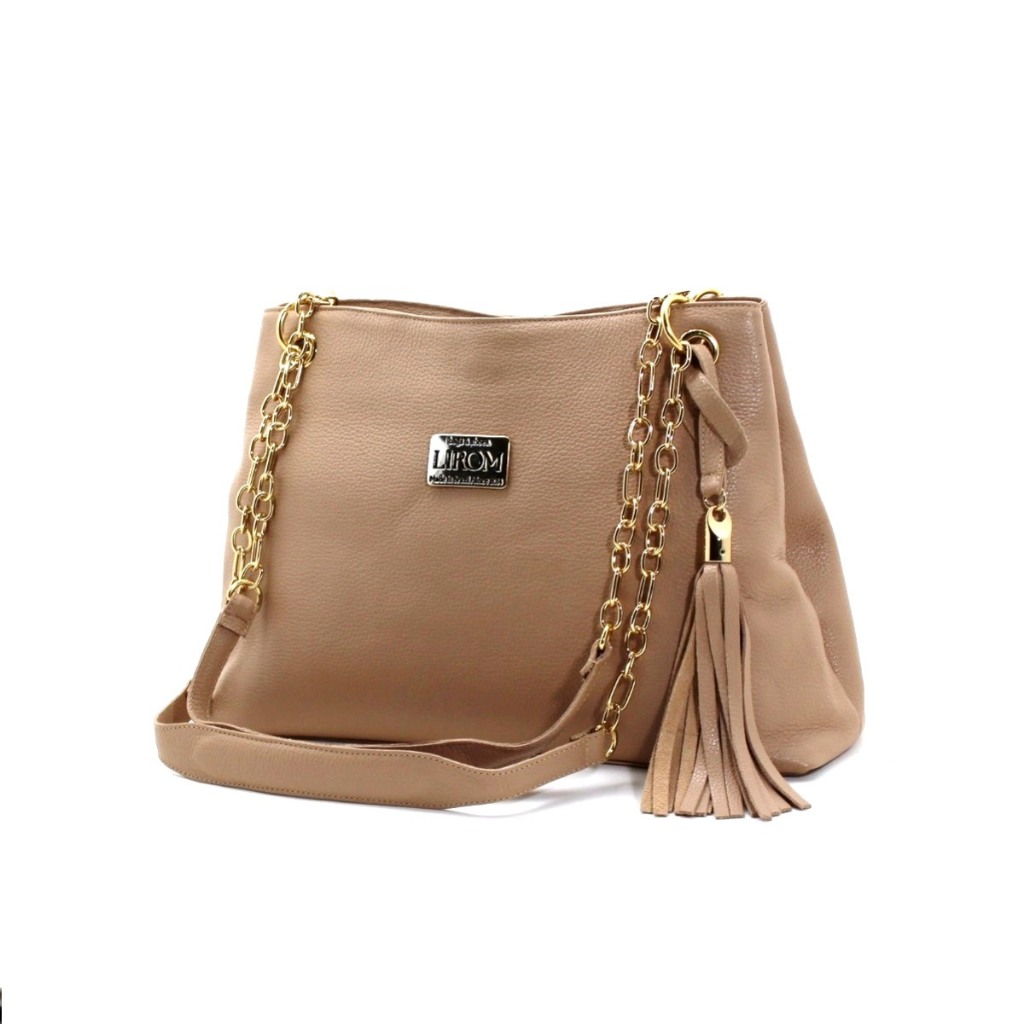 Bolsas Bag Feminina Couro Legitimo Macio Alça Corrente Ombro