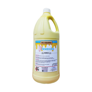 Cola PVA Amarela para Madeira e Artesanato - Flexcola