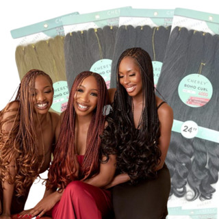 Cabelo Jumbão Cacheado Longo Boho Curl Trança C/ Cacho 400g