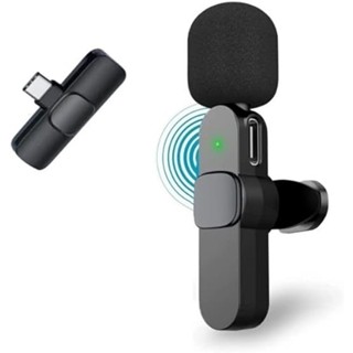 Microfone De Lapela Sem Fio Compatível Para Iphone e Android Entrada Tipo C em Oferta na Shopee