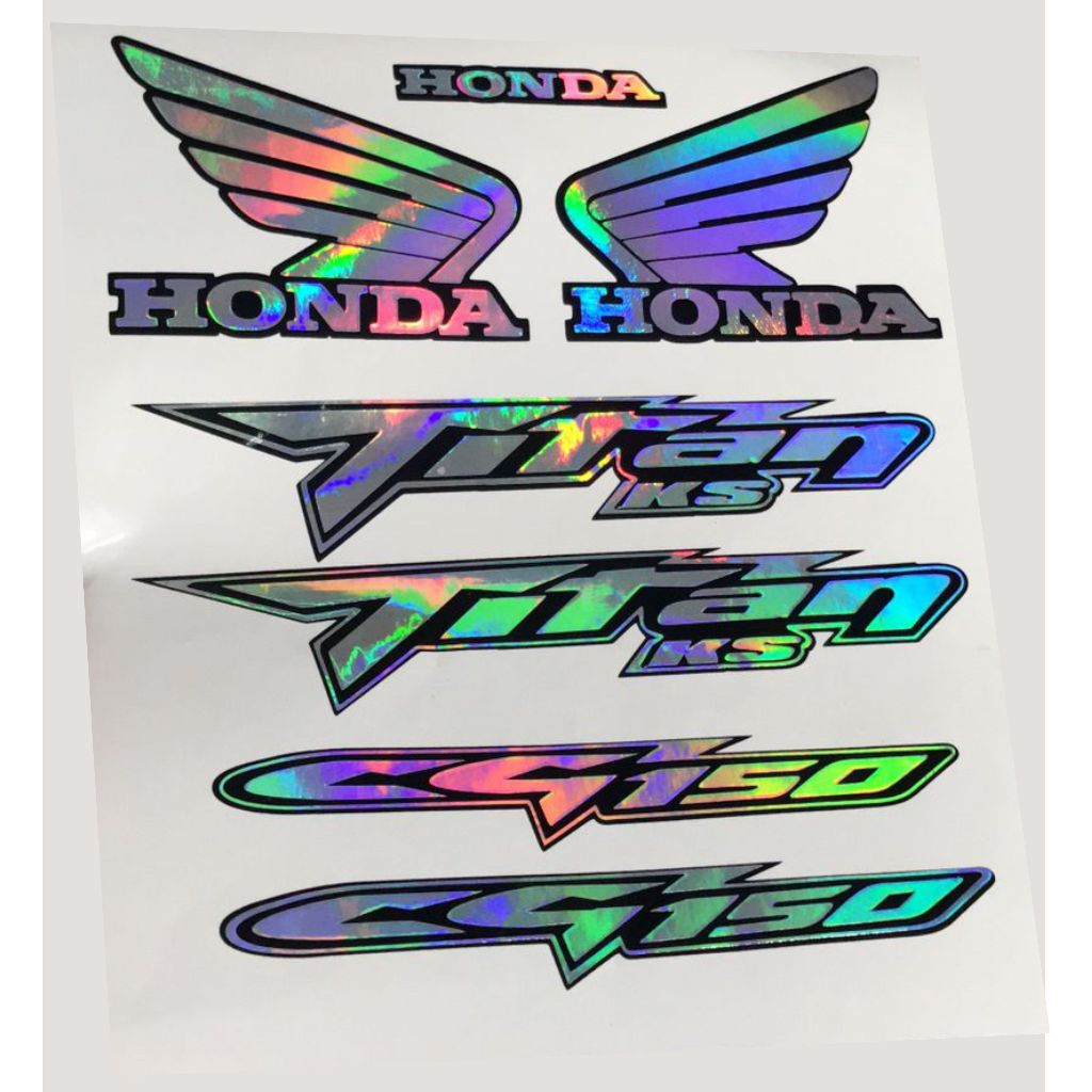 Adesivo Holográfico Cg Titan 150 Ks Es Esd Adesivo Holográfico Cg Titan 150 Ks Es Esd