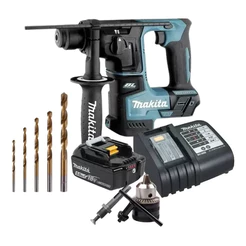 Martelete Rompedor A Bateria 18v 5ah Dhr171 Makita Com Acessorios