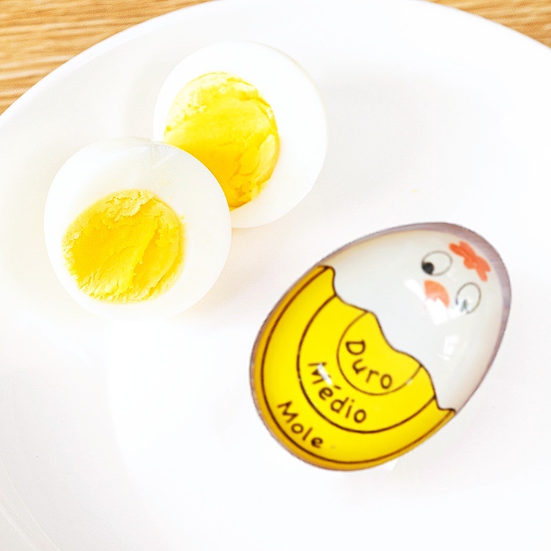 Temporizador Termômetro Resina Atóxica Timer Ovo Cozimento No Ponto Certo 5,5 x 4 x 3 CM Prático E Fácil em Oferta na Shopee