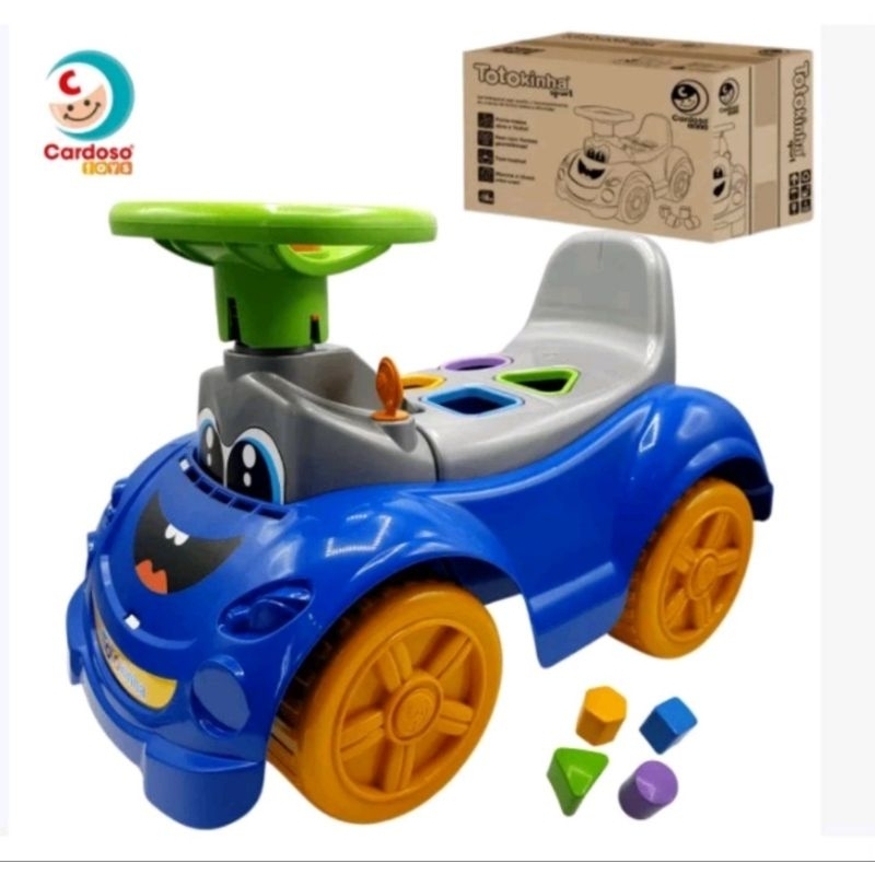 Totokinha andador com acessórios azul Cardoso