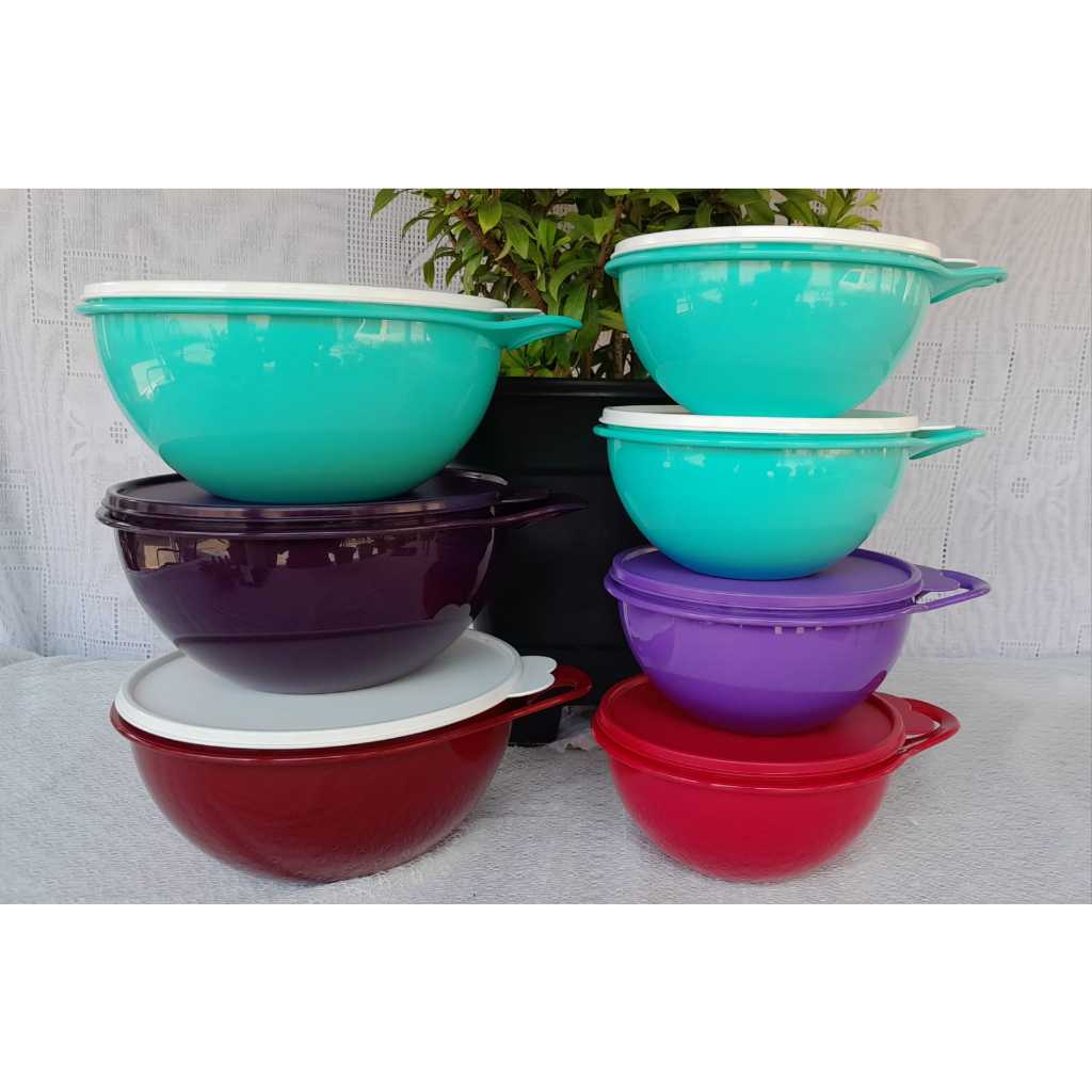 Tupperware Criativa 3L (MARSALA VINHO, ARUBA VERDE BEBÊ E ROXA ESCURA) 1,4L ( ARUBA VERDE BEBÊ, LILAS E VERMELHA)