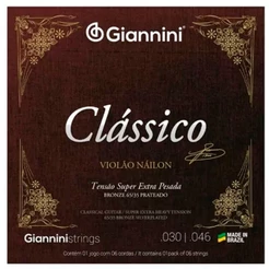 Encordoamento Violão Nylon Giannini - Genwsxpa - Super Extra Pesada