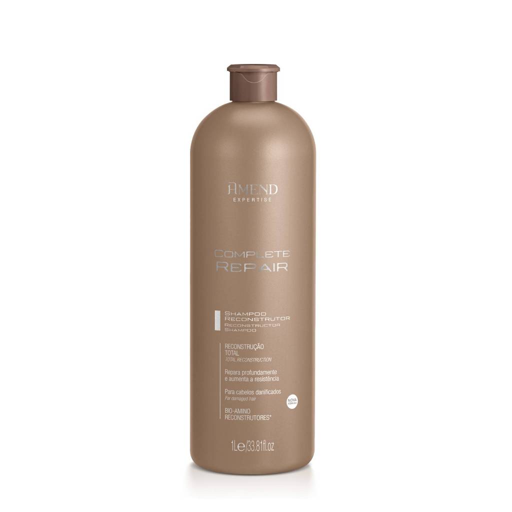 AMEND EXPERTISE SHAMPOO RECONSTRUTOR COMPLETE REPAIR 1 LITRO - Beauty