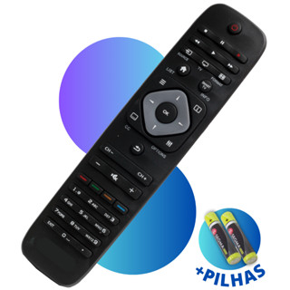 Controle Remoto Compatível TV Philips LCD LED SMART