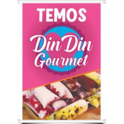 BANNER ARTE PRONTA - TEMOS DIN DIN GOURMET