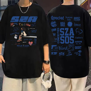 Camiseta Basica SZA Blusa Personalizada Cantora Simples Unissex T-shirt Álbum SOS