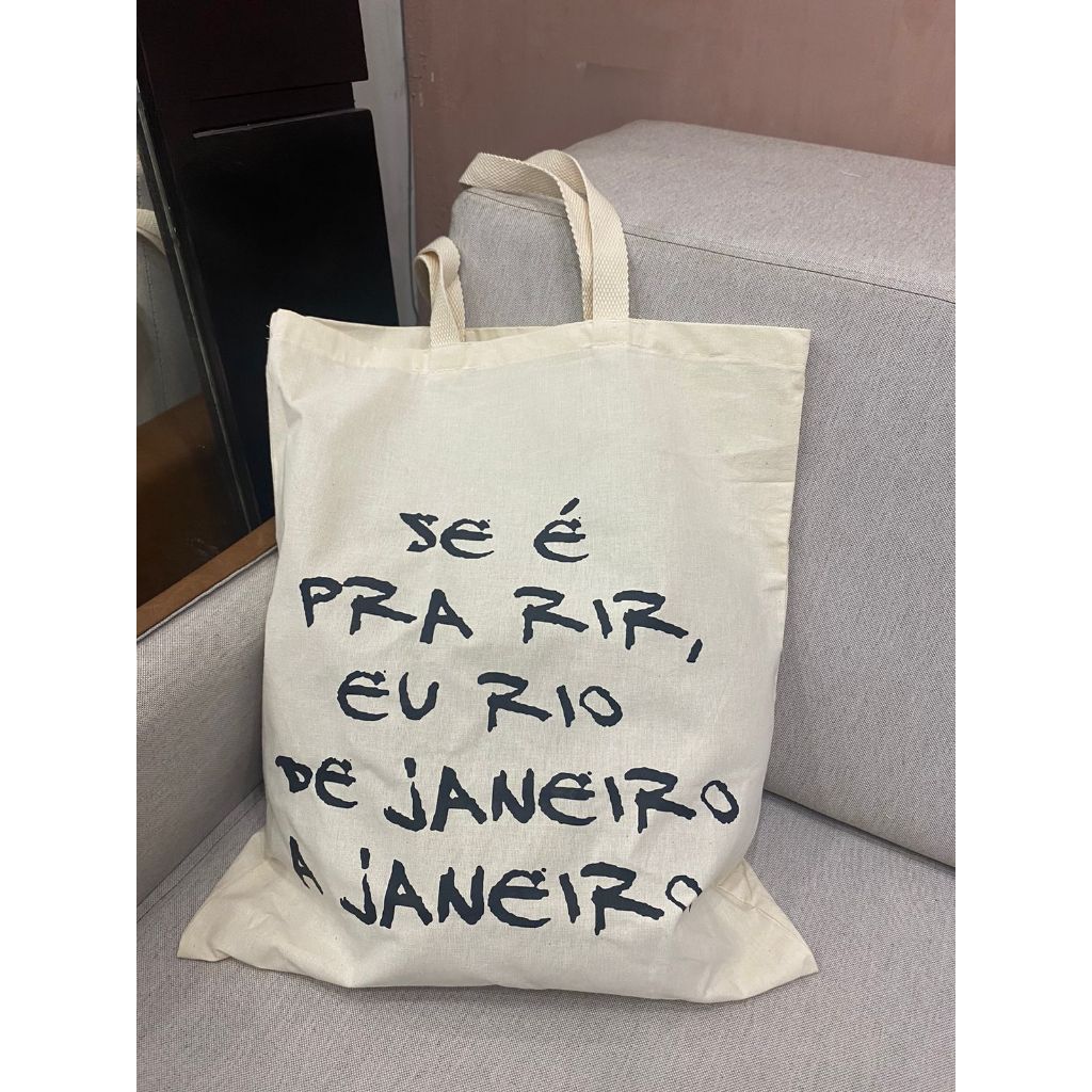 Ecobag Rio de Janeiro bolsa sacola ecológica,escola,faculdade, curso,personalizado,brinde,praia,moda,brinde,lembrancinha