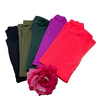 Blusinha Feminina Gola Alta /malha/Canelado ribana Garrafinha 2024- MODA PRIMAVERA E VERÃO