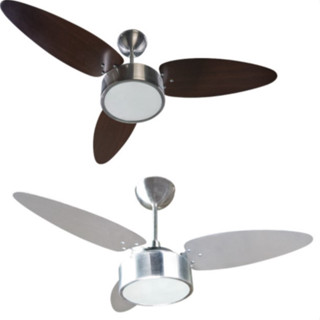 Ventilador De Teto Ventisol Fharo Dupla Face 3 Pás 3 Velocidades Marrom/Alumínio
