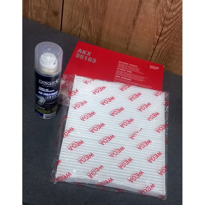 Filtro Ar condicionado Fox 1.6 MSI 110cv 2015 em diant + Granada Limpa Ar condicionado