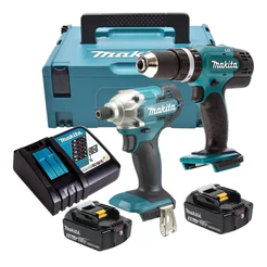 Kit Furadeira Bateria Dhp453 + Parafusadeira Dtd156 + Maleta Makita