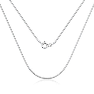 Corrente Feminina de Prata 925 Rabo de Rato Achatada 45cm 2mm