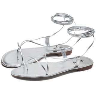 Sandalia Rasteirinha Dubuy Feminina Prata Lia 2032FG em Oferta na Shopee