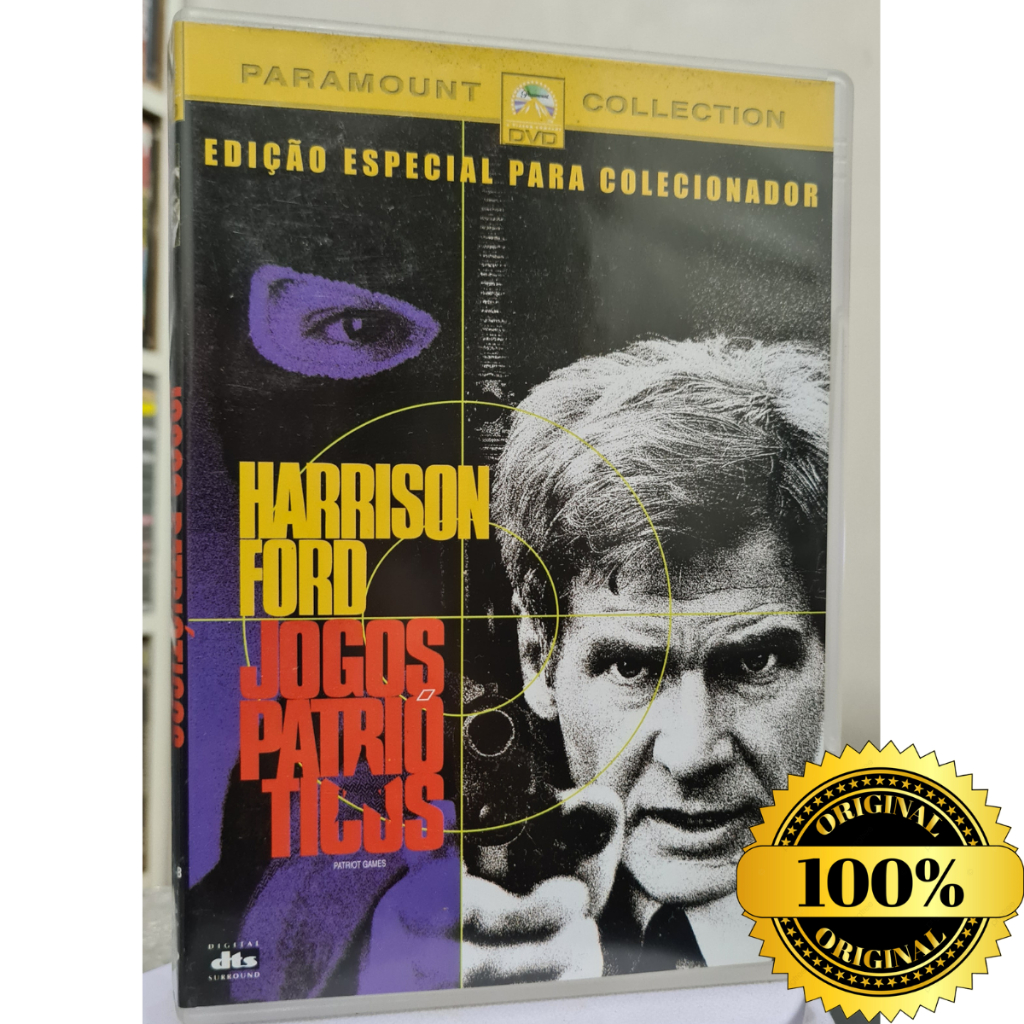 DVD Jogos Patrióticos: Um jogo de gato e rato mortal entre um ex-agente da CIA e um terrorista.