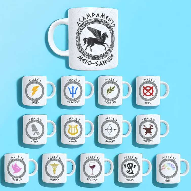 Caneca Cerâmica 325ML - Chalés Percy Jackson em Oferta na Shopee