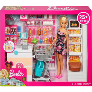 Brinquedo Boneca Barbie Supermercado De Luxo - Mattel Frp01