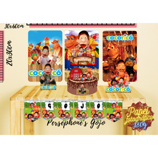 Kit é só um Bolinho Tema Cocoricó em Oferta na Shopee