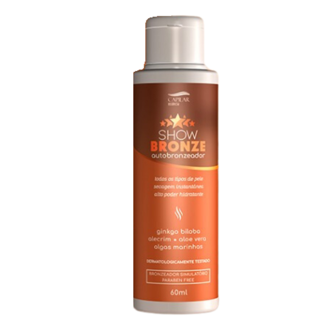Autobronzeador Show Bronze 60ml Tradicional Capilar Essência em Oferta na Shopee