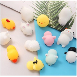 Kit 5 Squishy Mochi Bichinho Macio De Apertar