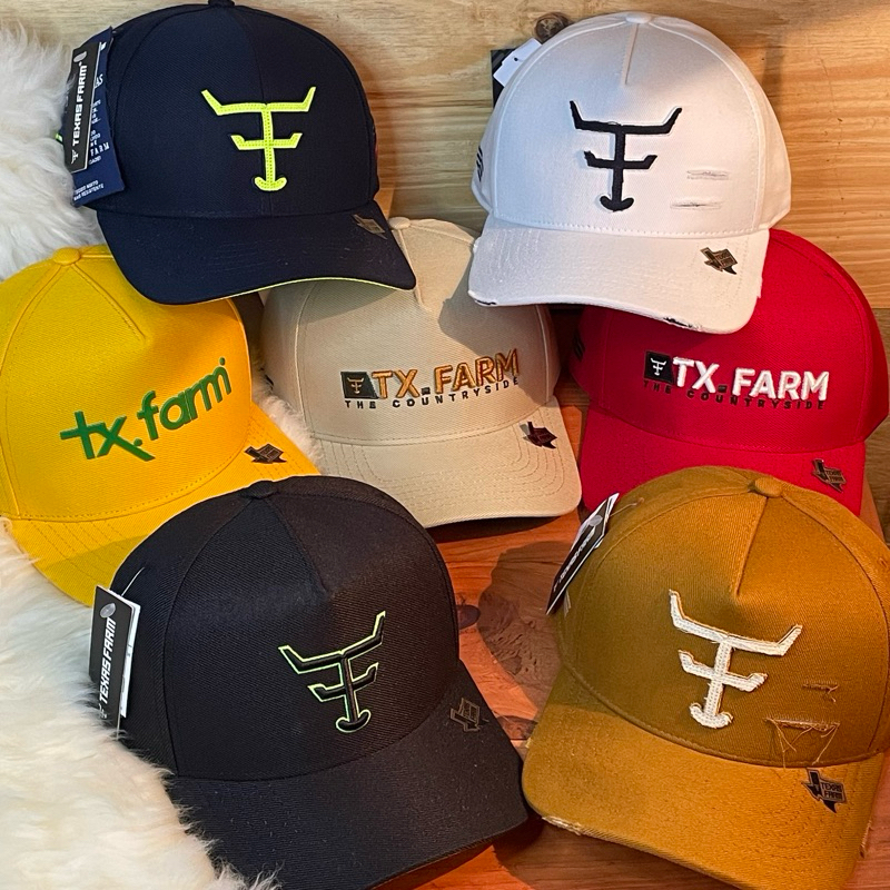 Boné Texas Farm Original Novidades Lançamentos Variados em Oferta na Shopee