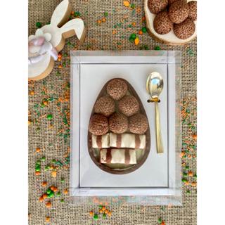 Caixa Ovo de Colher 350gr Com Borda Branca em Oferta na Shopee