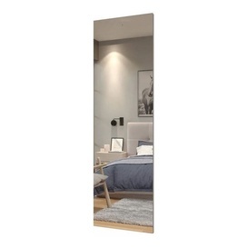Espelho de Vidro Decorativo de 70x20cm 3mm com Fita Dupla Face, para banheiro, sala e quarto.