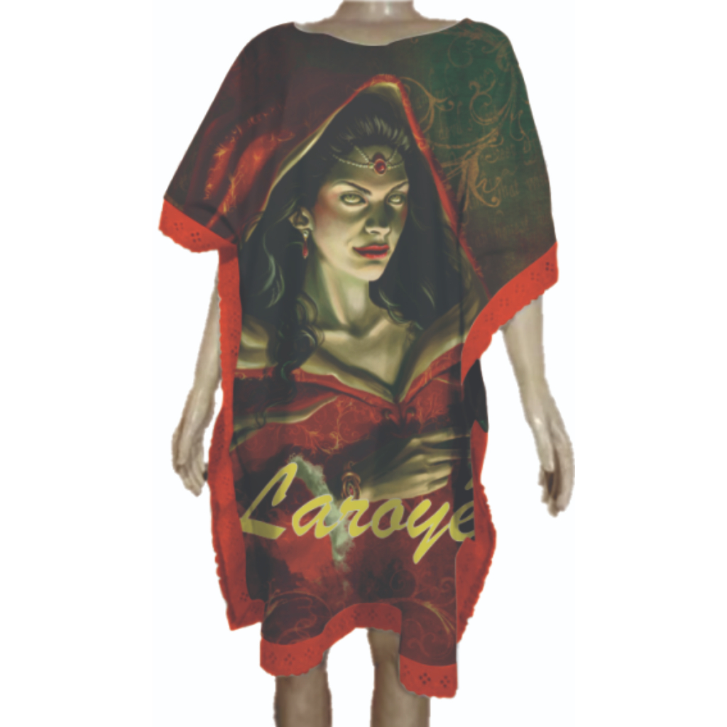 Kaftan Alaka Maria Padilha Pomba Gira Bata Umbanda Candomblé Unisex Terreiro Saída de Praia