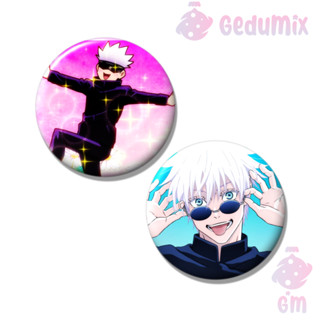 KIT 2 Bottons Broches Anime Jujutsu Kaisen Satoru Gojo