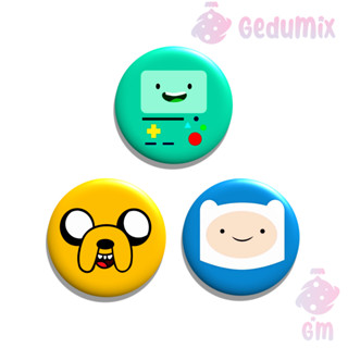 KIT 3 Bottons Broches Hora de Aventura Finn & Jake & BMO