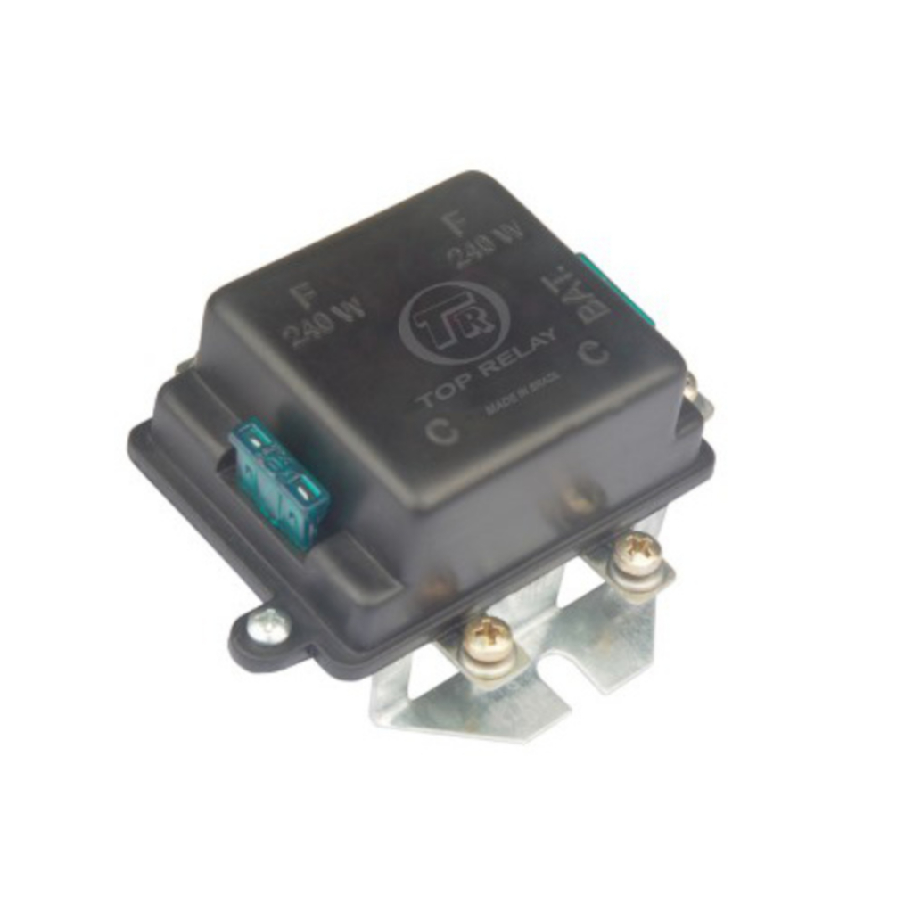 Relé Farol Duplo 12V Carcaca Plástico