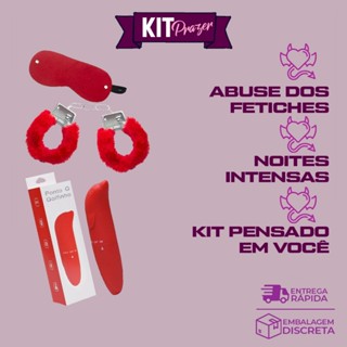 Kit Sex Shop Algema + Vibrador Ponto G